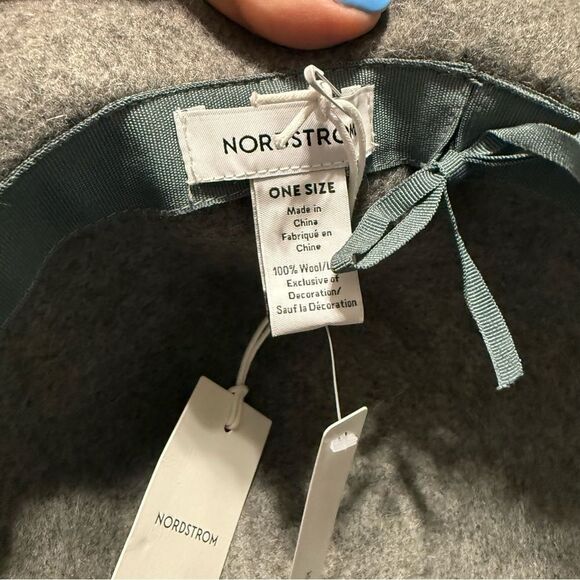 Nordstrom Wide Brim Wool Hat- One Size (Women’s) nwt main image 8